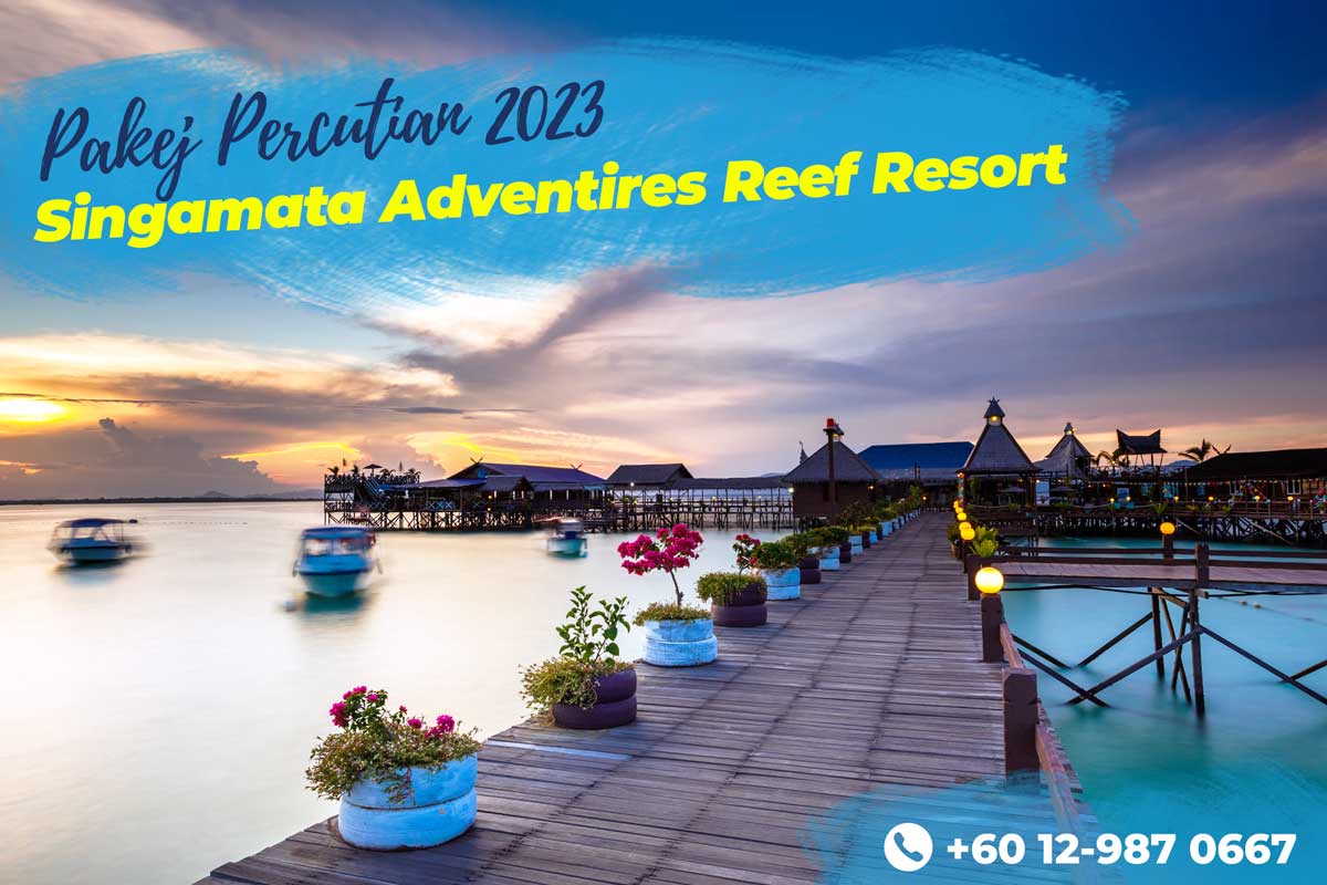 Singamata Reef Resort - Penginapan Atas Air Semporna